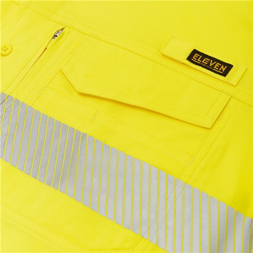 Anti Odour Hi Vis Yellow Long Sleeve Shirt