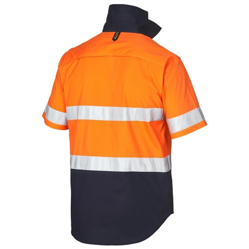 Hi vis button up shirts short sleeve