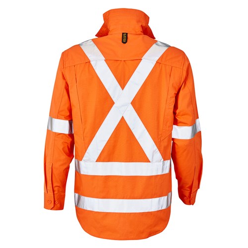 Long sleeve orange hi vis shirt