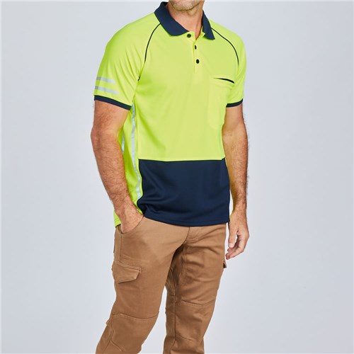 Orange Hi-Vis Polo Shirt - Lifestyle