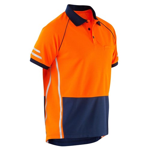 Spliced Hi-Vis Polo Shirt