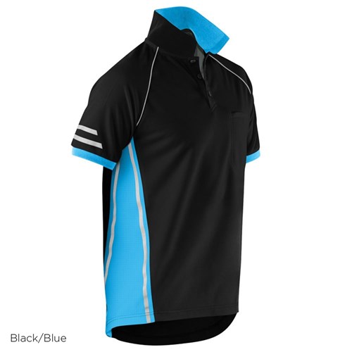Black Blue AEROCOOL Polo shirts