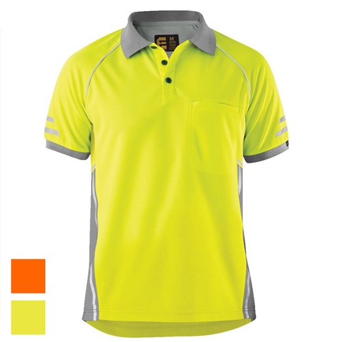 ELEVEN Workwear AEROCOOL Hi-Vis Polo Shirt