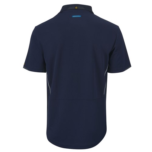 AEROCHILL Short Sleeve Polo - Navy/Dark Charcoal