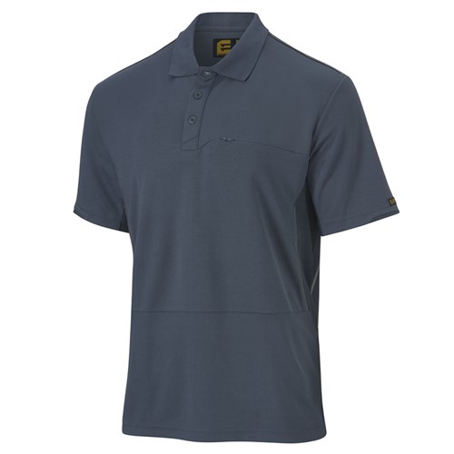 AEROCHILL Short Sleeve Polo - Mid/Dark Charcoal