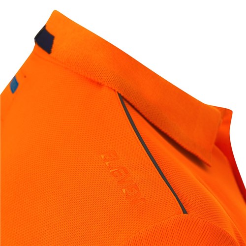 hi vis orange polo shirt