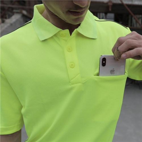 hi vis work polo shirts