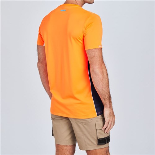 Eleven Workwear AEROCHILL S/S Spliced T-Shirt - Back