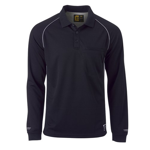 AEROCHILL Raglan Long Sleeve Polo 