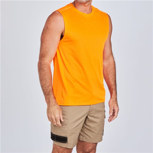 ELEVEN Aerocool Muscle Tee - Orange