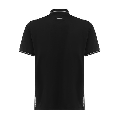 ELEVEN S/SeamPanel Aerochill Short Sleeve Polo - Black