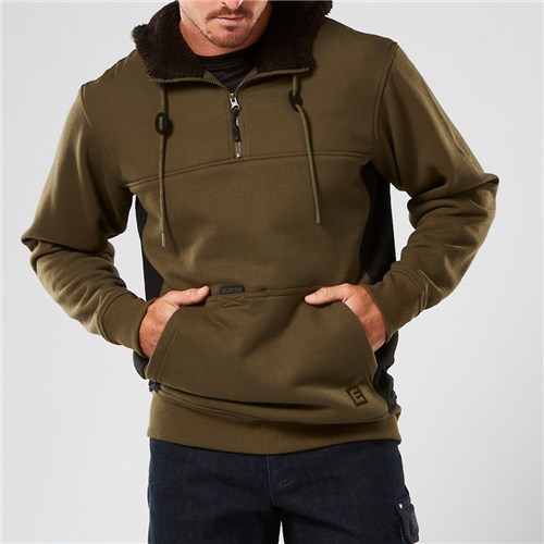Sherpa-lined Hoodie