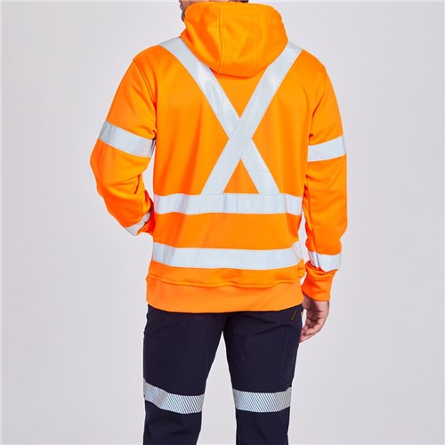 Eleven Hi Vis Hoodie Lifestyle Back
