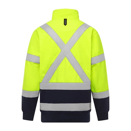 Waterproof Fleece Quarter Zip Pullover - Yellow