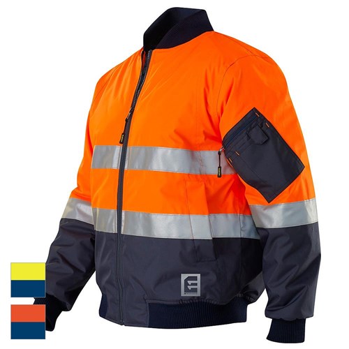 High visibility bomber jacket deals