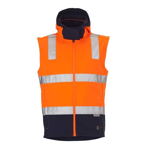 Hi Vis Waterproof Jacket with Detachable Hood