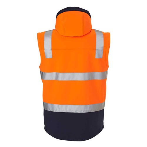 Hi Vis Waterproof Jacket with Detachable sleeves