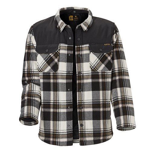 ELEVEN Workwear Polar Fleece Jacket - Black Ecru