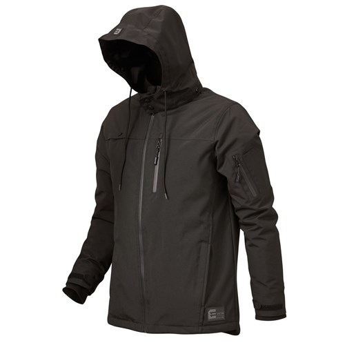 ELEVEN Workwear Water Resistant Jacket with Detachable Hood