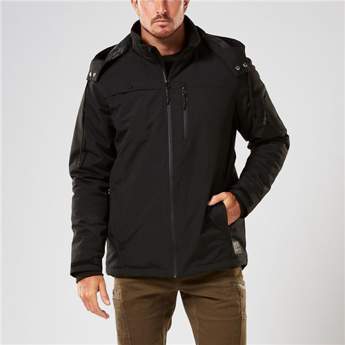 Windproof jacket with Detachable Hood