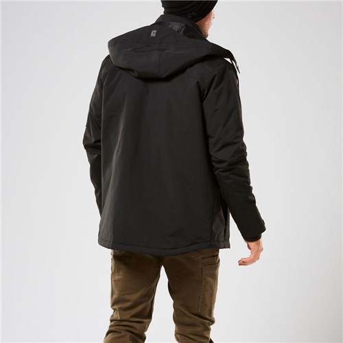 Water resistant jacket with hood