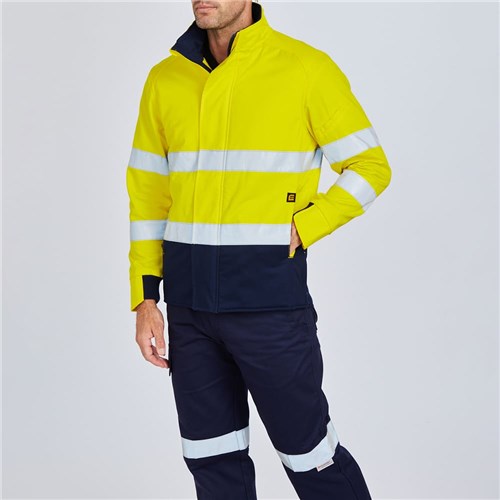 Hi-Vis Drill 3M™ 'Hoop' Taped Jacket Lifestyle Front