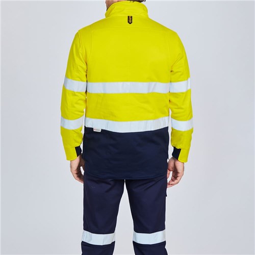 Hi-Vis Drill 3M™ 'Hoop' Taped Jacket Lifestyle Rear