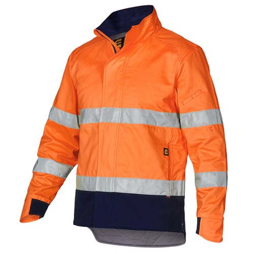 Orange Hi vis cotton drill jacket