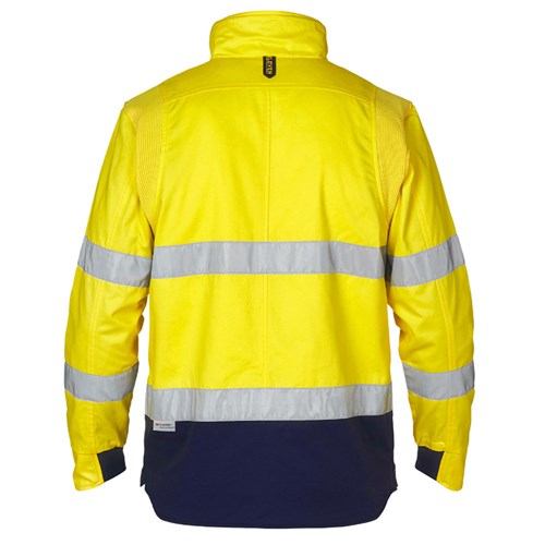 Hi vis drill jacket with Reflective tape