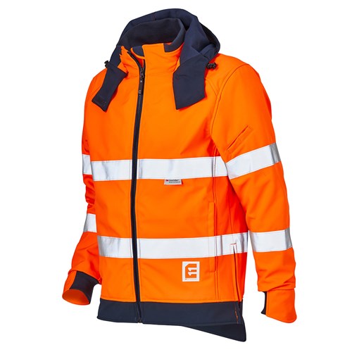 Orange Hi-Vis Taped Bio-Motion Soft Shell Jacket