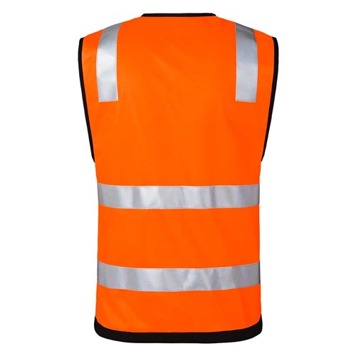 Orange Hi Vis Vest With Zip