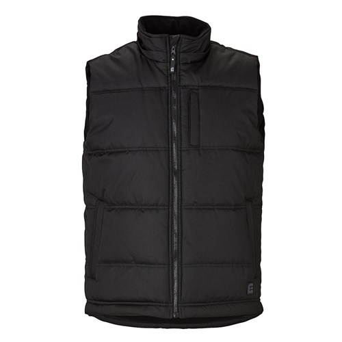 Hi Vis Quilted Vest with Hood