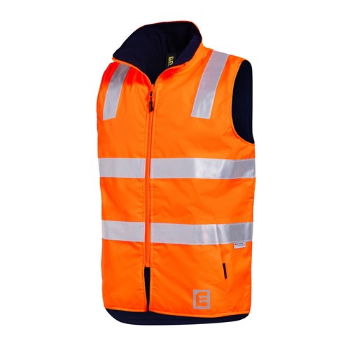 ELEVEN Workwear Hi-Vis 'Hoop' Taped Reversible Vest