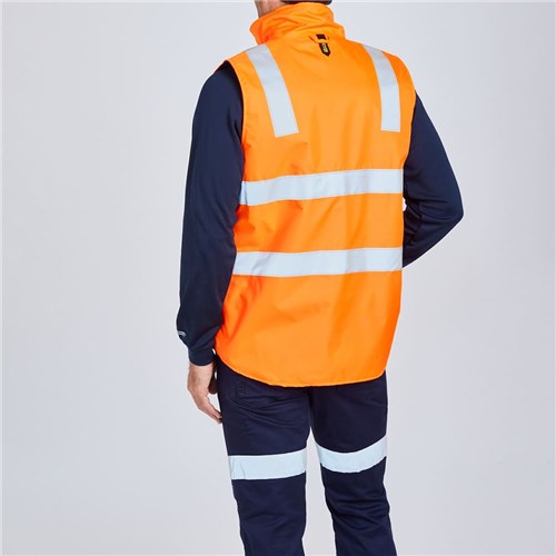 Hi Vis Reversible Vest Rear