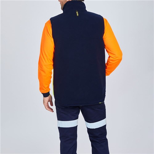 Hi Vis Reversible Vest Rear
