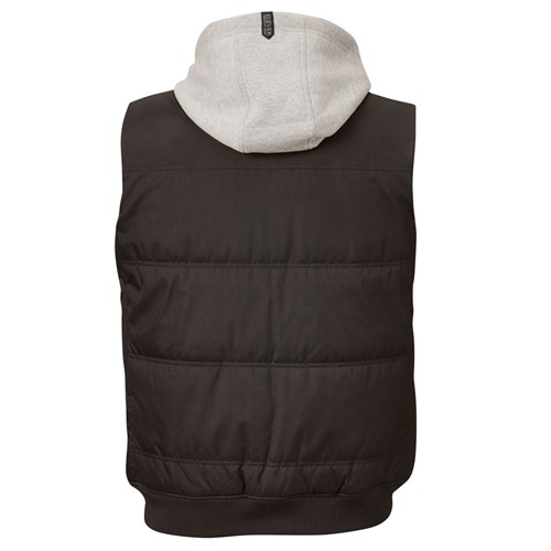 zip-front quilted vest