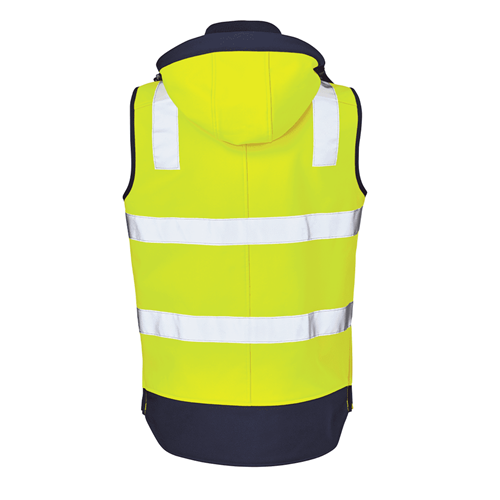 ELEVEN Workwear Hi-Vis 3M™ 'Hoop' Taped Soft Shell Vest