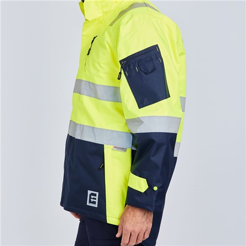 ELEVEN Workwear Waterproof 4-in-1 Jacket - Lifestyle side pocket