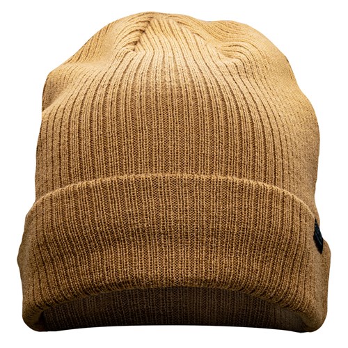 knitted beanie? - Tobacco