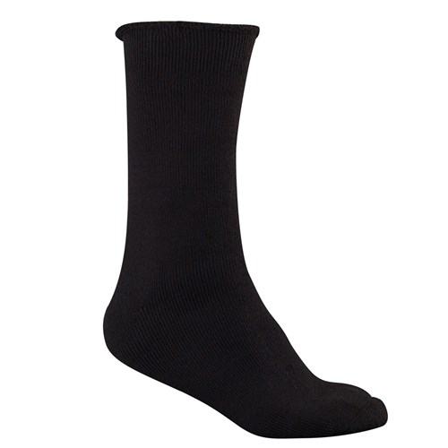 Black bamboo socks