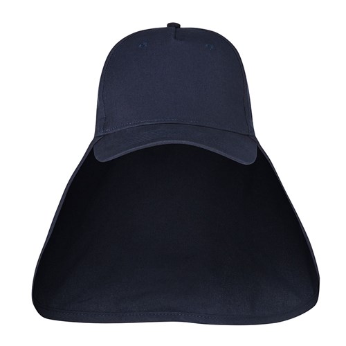 Legionnaire cap with extension on back for sun protection