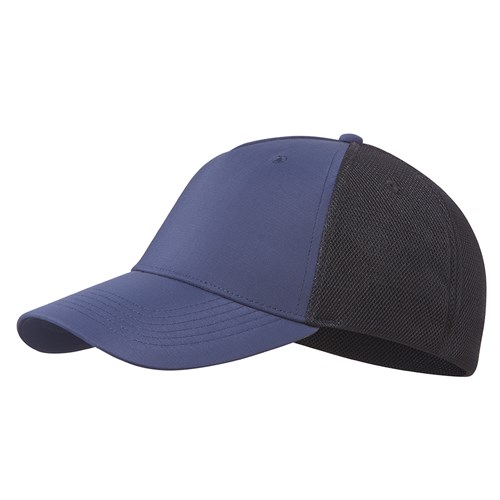 Navy Black Soft Mesh Cap