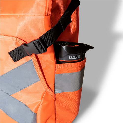 hi vis orange backpack