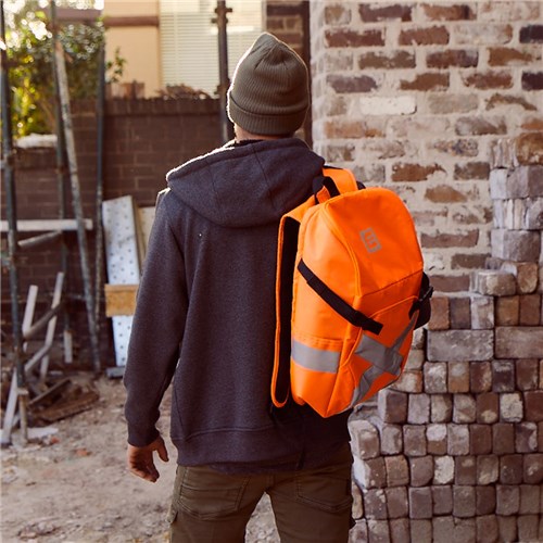 safety daypack backpack hi vis