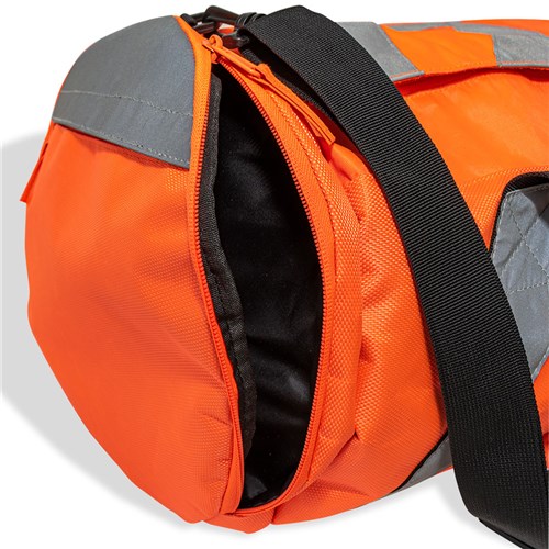 ELEVEN Workwear Hi-Vis Work Duffle Bag zip