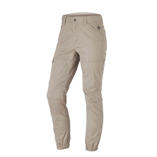 Tan Stretch Twill Cuffed Pants