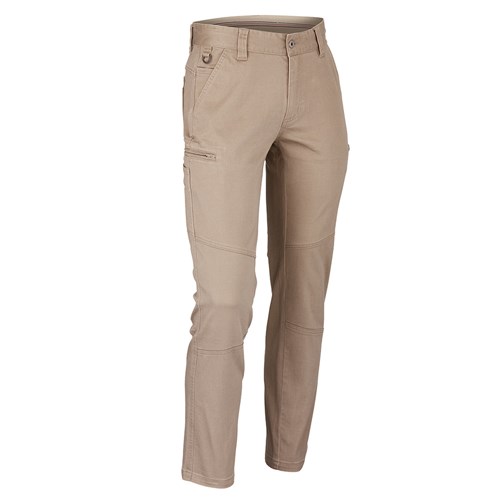 Stretch cotton twill pants