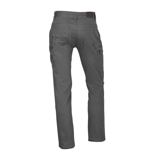 Tapered Stretch Twill Pant with herringbone waistband