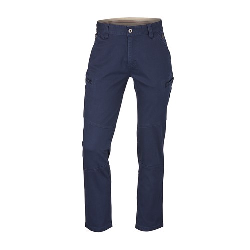 Navy Tapered Stretch Twill Pant