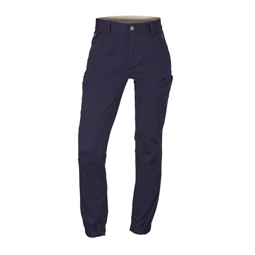Navy Stretch Cargo Twill Cuff Pant